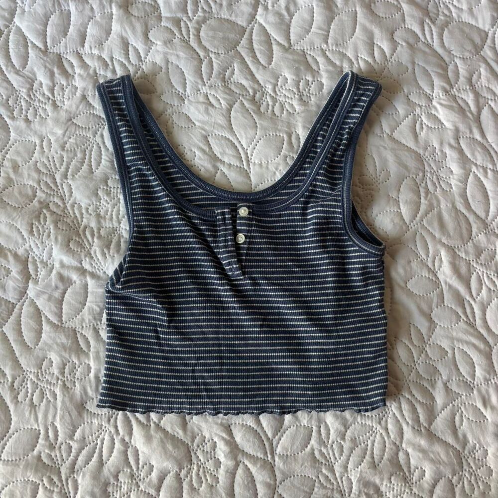 American-eagle-outfitters Women's Blue Tank Top